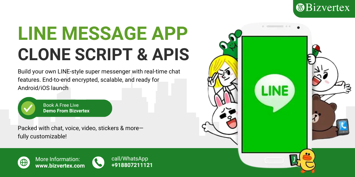 LINE Clone Script Whitelabel LINE Clone Software